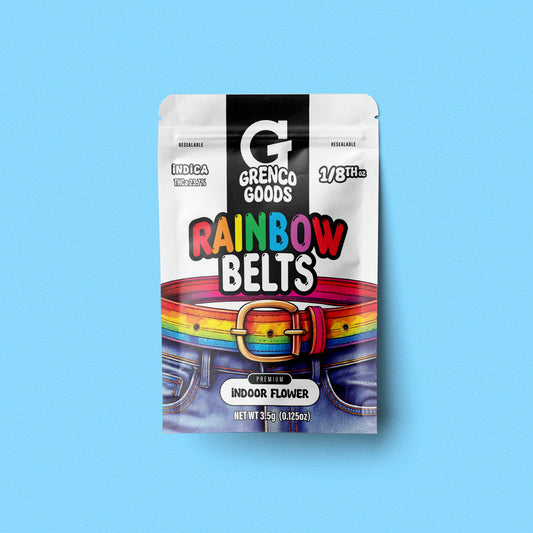 Rainbow Belts - THCa Flower - Indica - Discreet Smoker