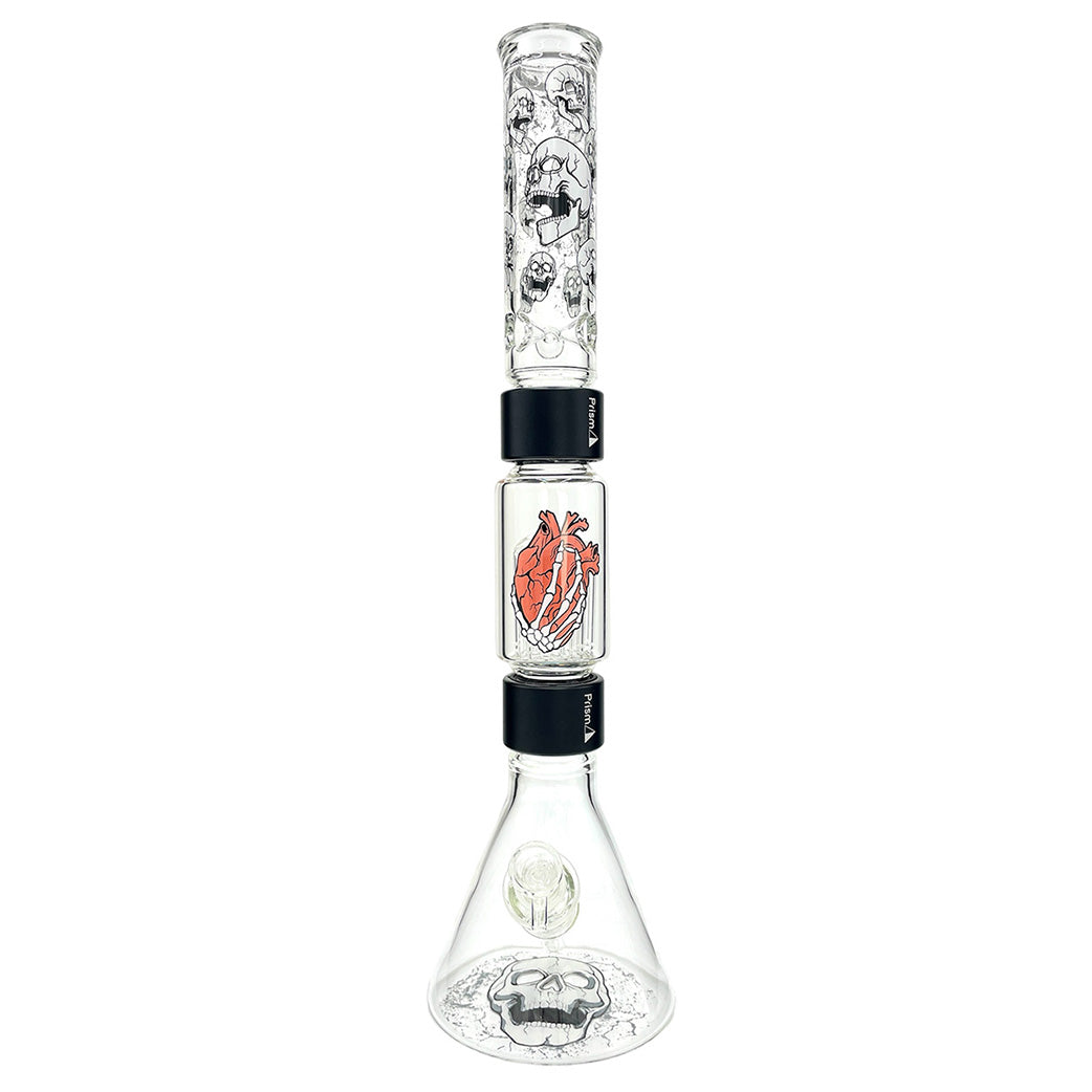 Prism Skull Beaker Double Stack - Discreet Smoker