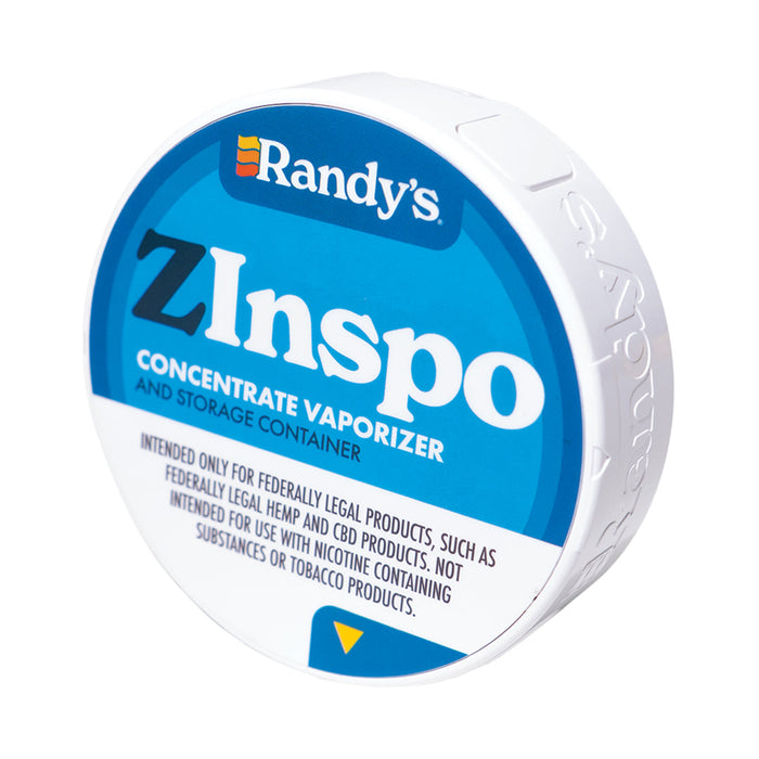 Randy's Zinspo Built-In Storage 510 Vaporizer, Frostbite Blue