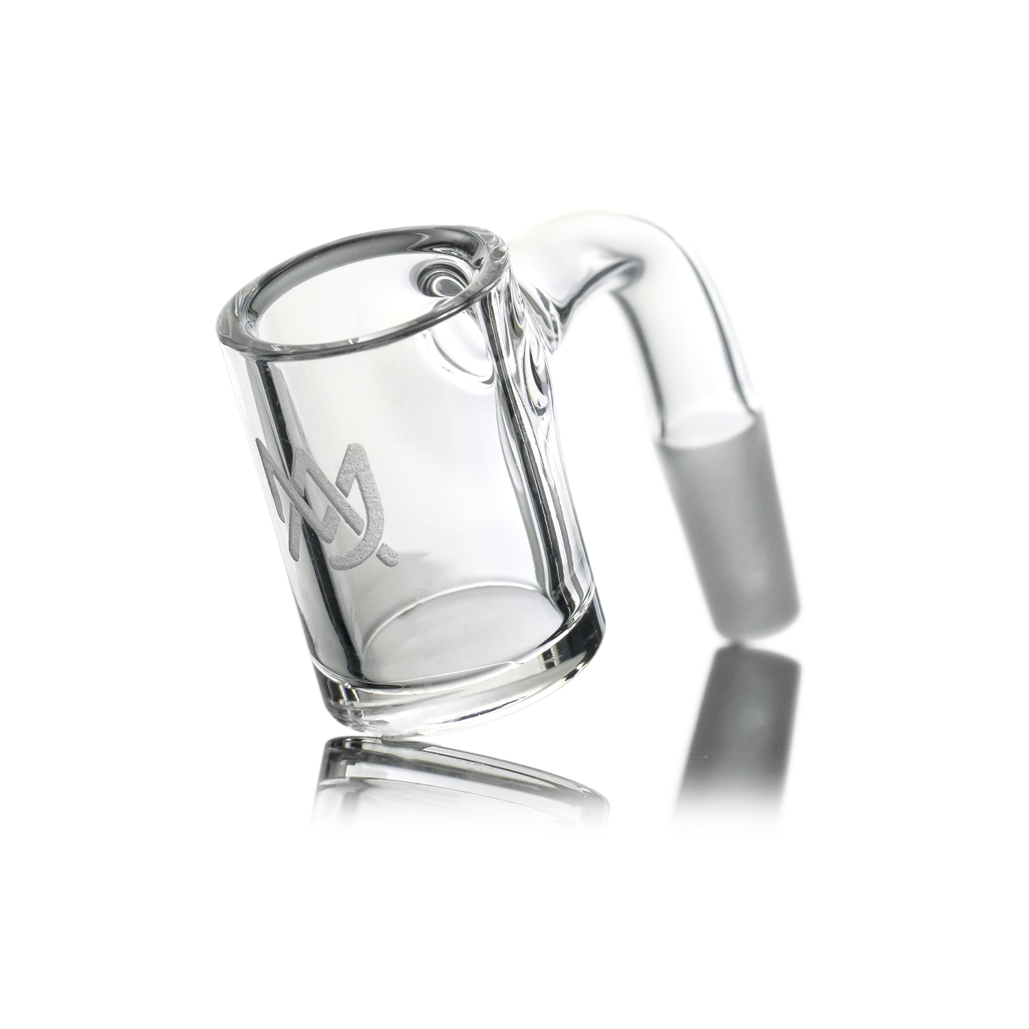 MJ Arsenal Premium Full Weld Clear Quartz Banger - Discreet Smoker