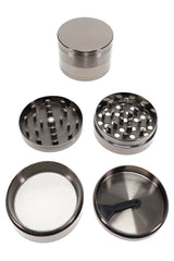 4-Part Metal Herb Grinder “Grip Ring” – 2″