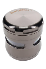 Windowed 4-Part Metal Herb Grinder – 2½″