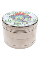 Decal 4-Part Metal Herb Grinder “Lid Trip” – 2″, 2½″ – Assorted