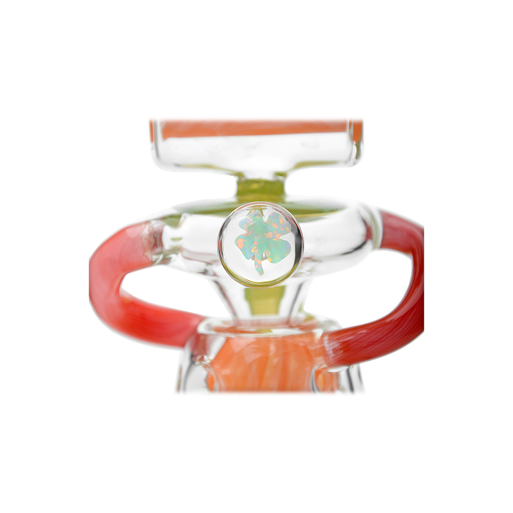 Calibear Gusher Recycler Dual Percolator Dab Rig - Discreet Smoker