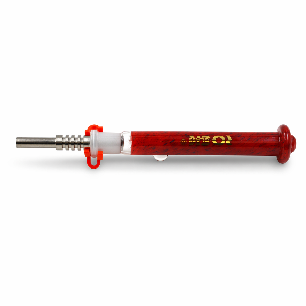 Ember Wand 14mm Rock Glass Nectar Straw - Discreet Smoker