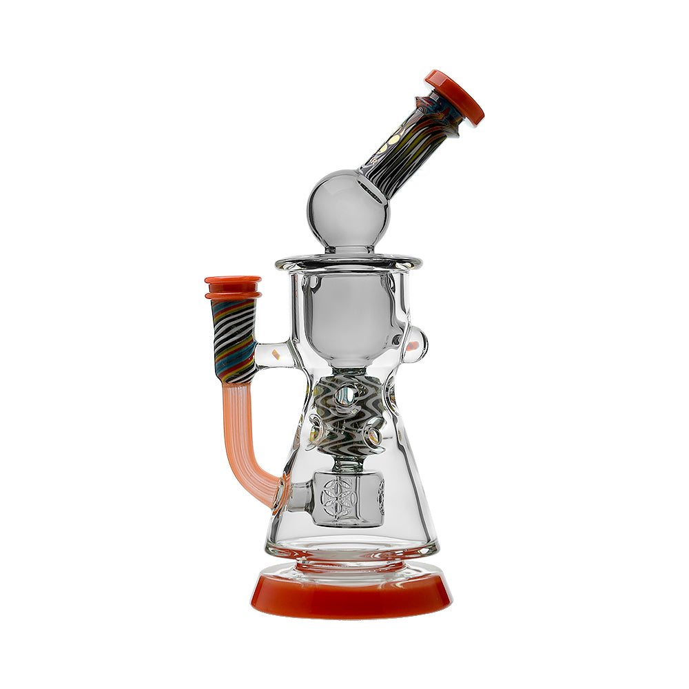 Calibear WigWag Seed Of Life Percolator Incycler Dab Rig - Discreet Smoker