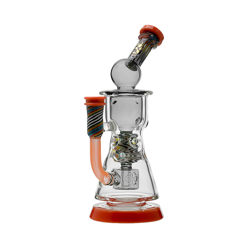 Calibear WigWag Seed Of Life Percolator Incycler Dab Rig - Discreet Smoker