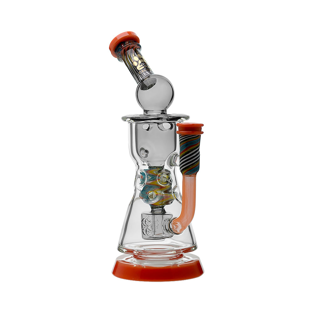 Calibear WigWag Seed Of Life Percolator Incycler Dab Rig - Discreet Smoker
