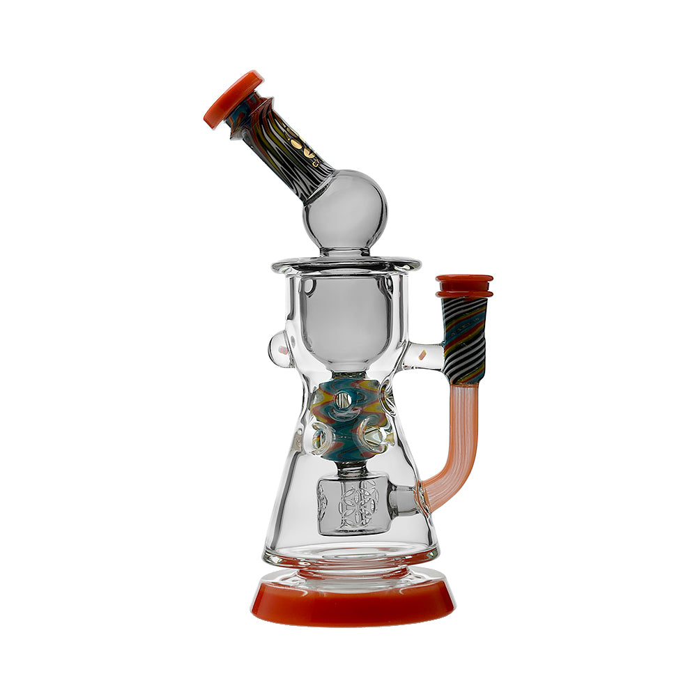 Calibear WigWag Seed Of Life Percolator Incycler Dab Rig - Discreet Smoker