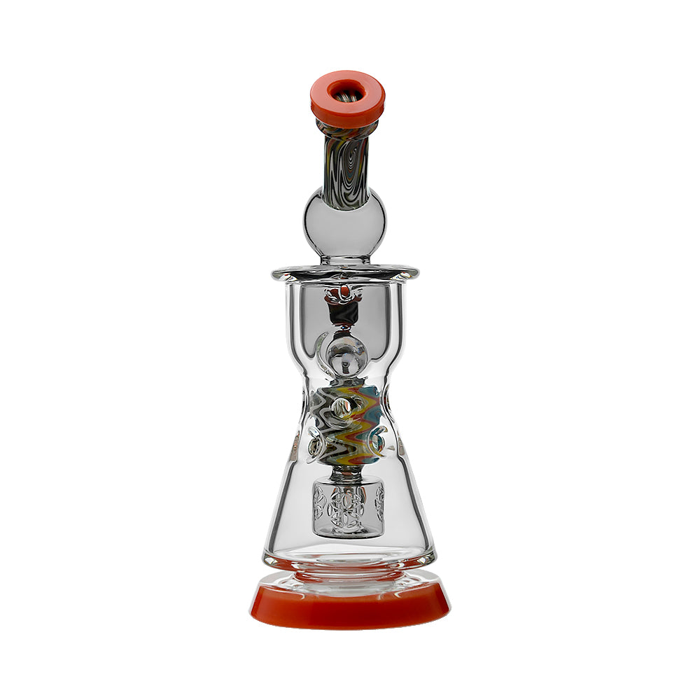 Calibear WigWag Seed Of Life Percolator Incycler Dab Rig - Discreet Smoker