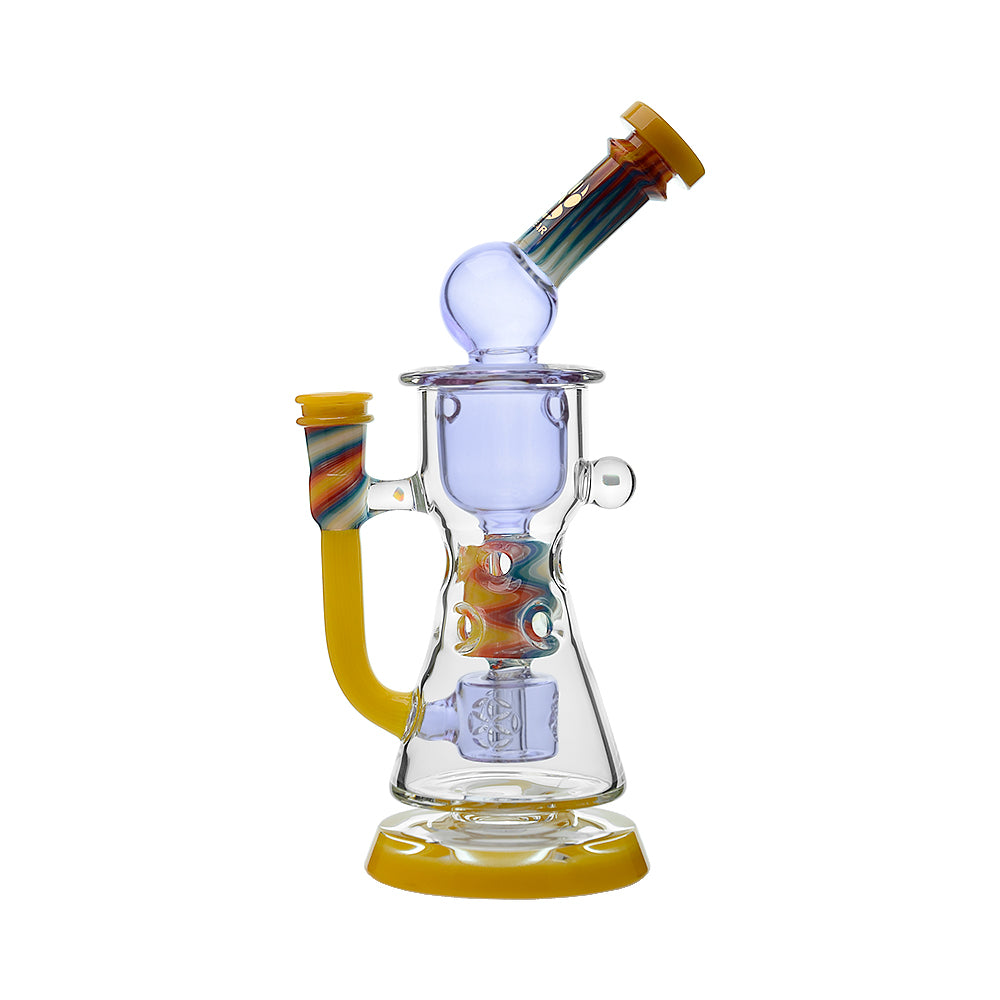 Calibear WigWag Seed Of Life Percolator Incycler Dab Rig - Discreet Smoker