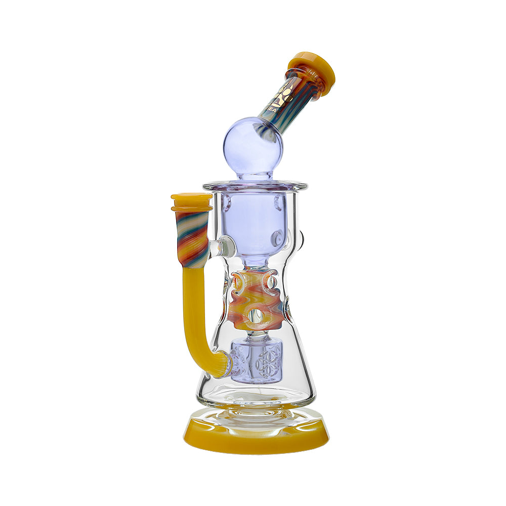 Calibear WigWag Seed Of Life Percolator Incycler Dab Rig - Discreet Smoker