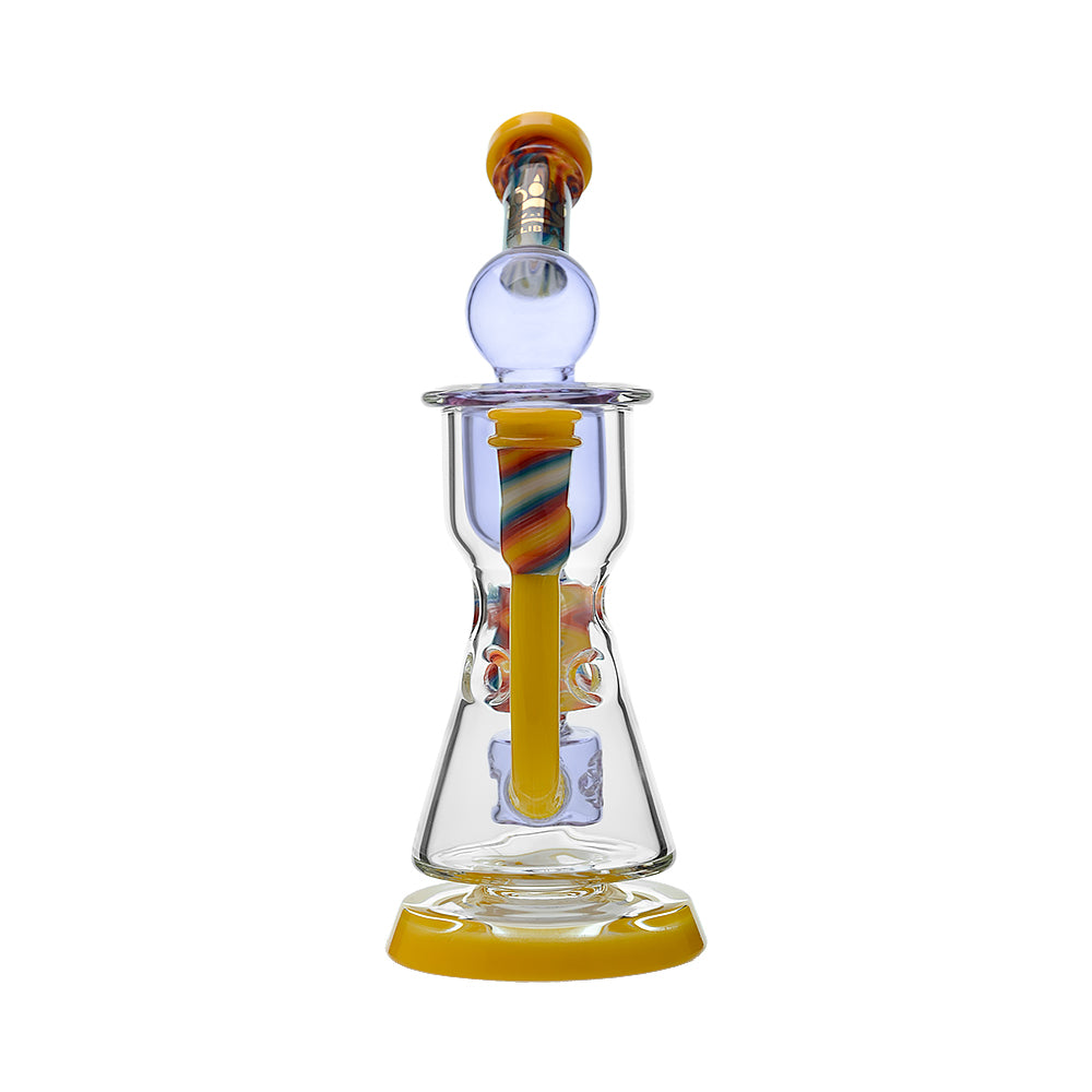 Calibear WigWag Seed Of Life Percolator Incycler Dab Rig - Discreet Smoker