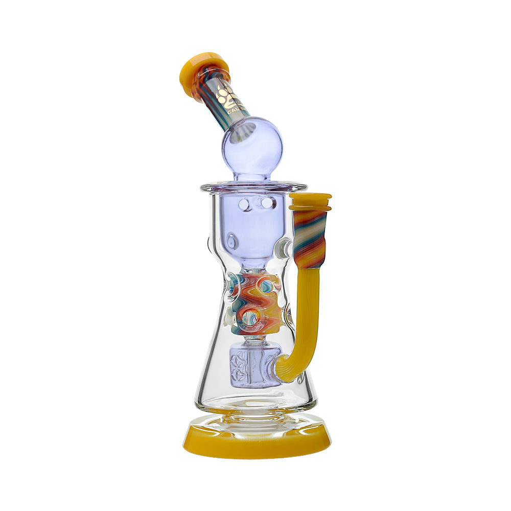 Calibear WigWag Seed Of Life Percolator Incycler Dab Rig - Discreet Smoker