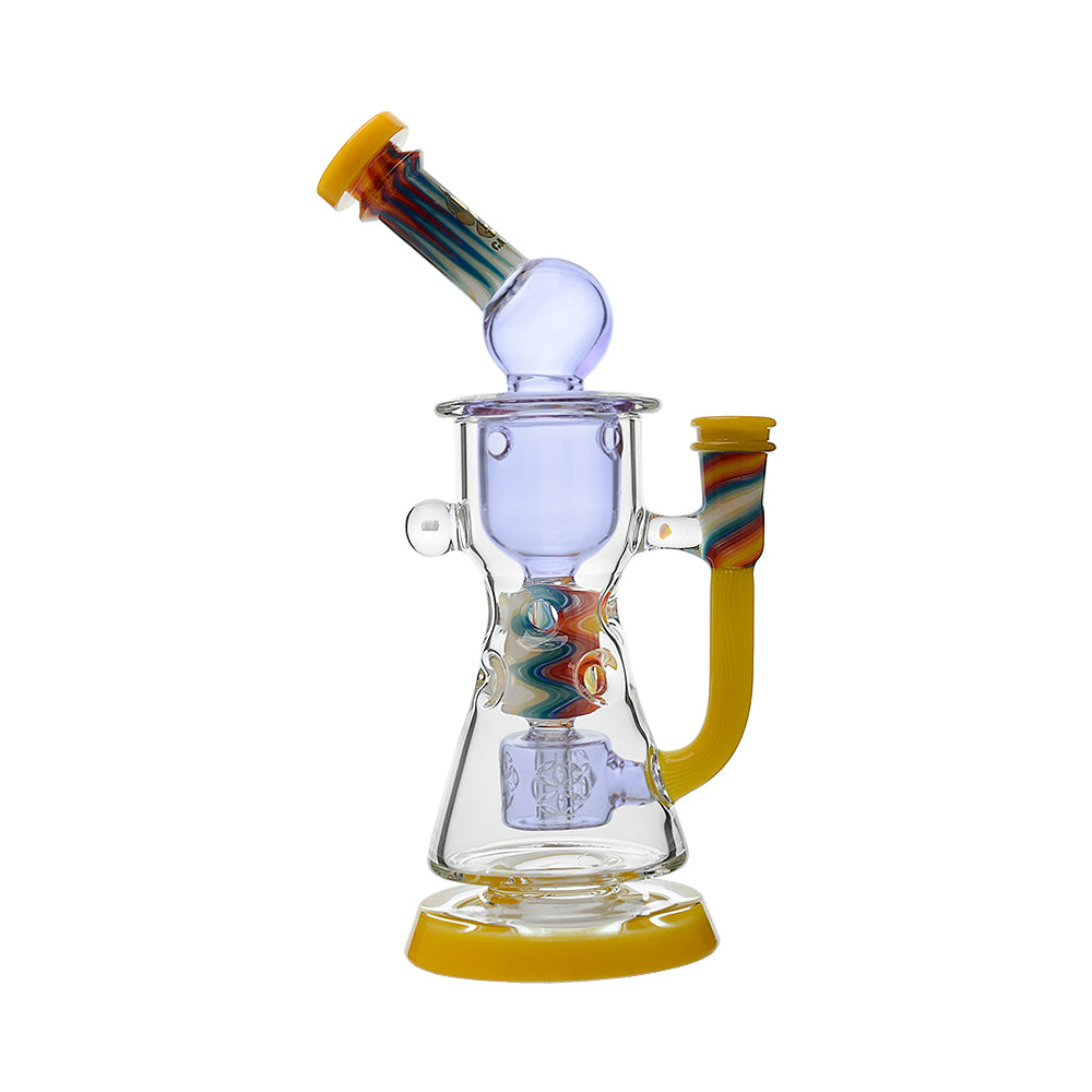 Calibear WigWag Seed Of Life Percolator Incycler Dab Rig - Discreet Smoker