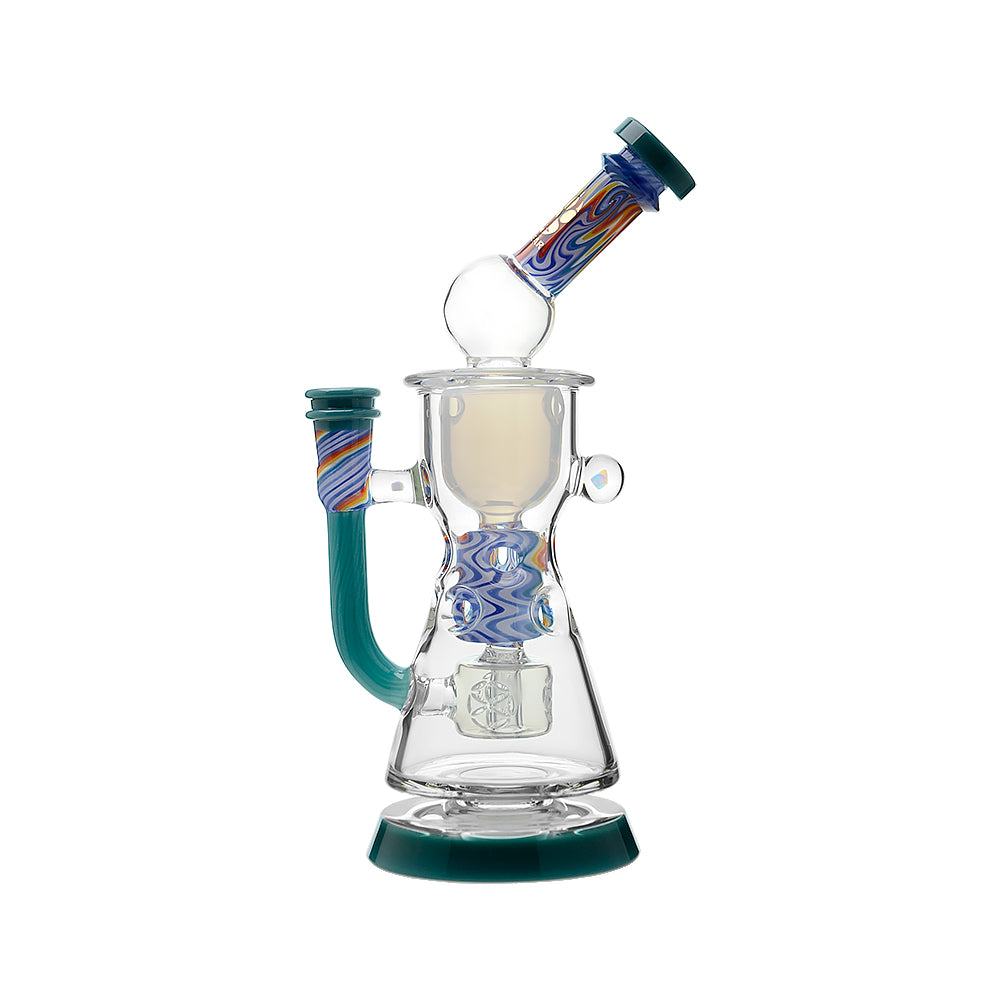 Calibear WigWag Seed Of Life Percolator Incycler Dab Rig - Discreet Smoker