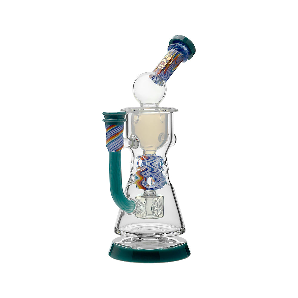 Calibear WigWag Seed Of Life Percolator Incycler Dab Rig - Discreet Smoker