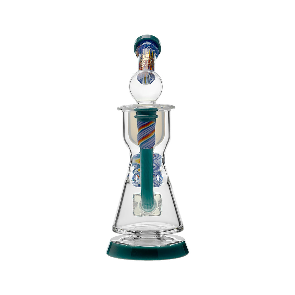 Calibear WigWag Seed Of Life Percolator Incycler Dab Rig - Discreet Smoker