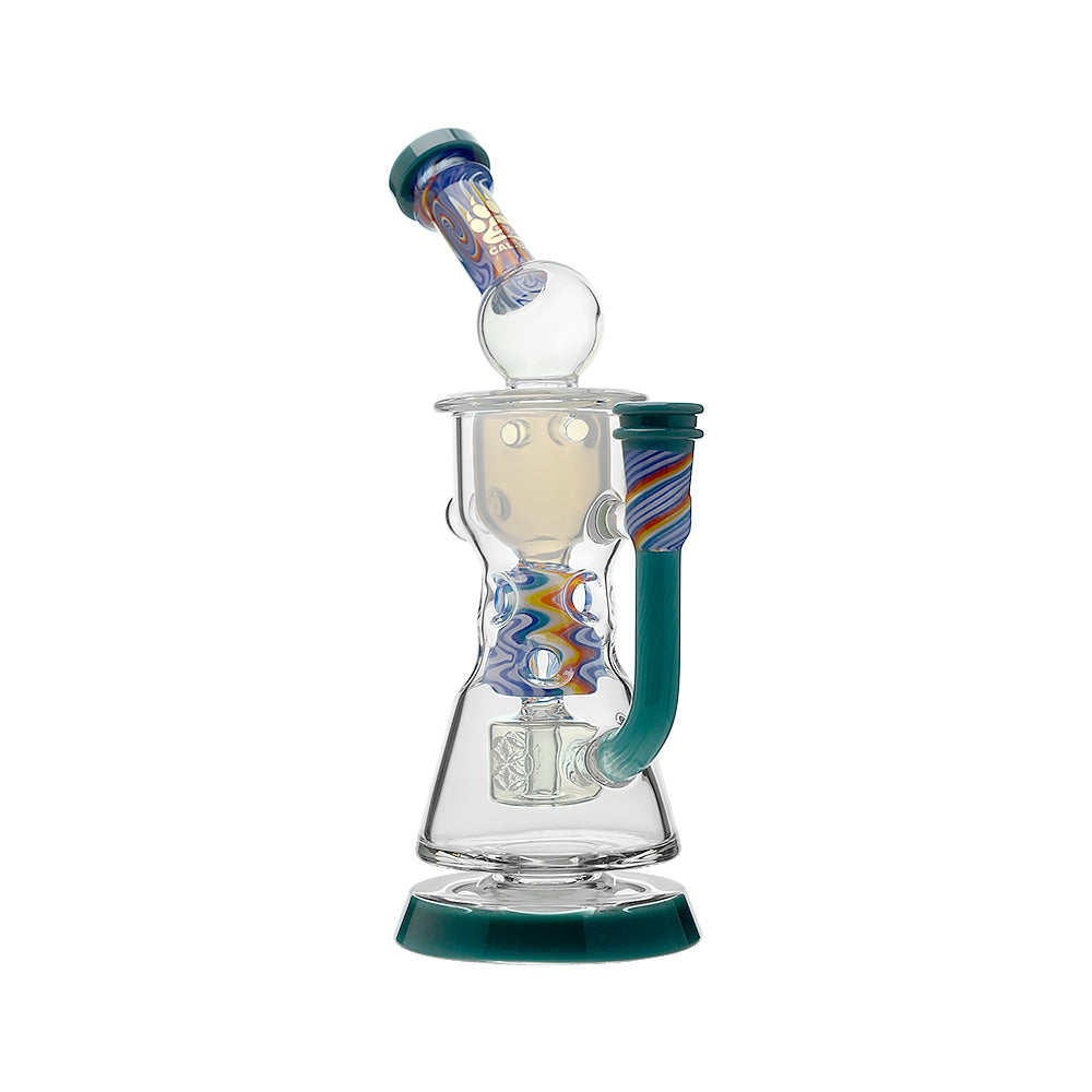 Calibear WigWag Seed Of Life Percolator Incycler Dab Rig - Discreet Smoker