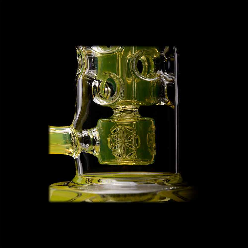 Calibear Seed Of Life Swiss Incycler Dab Rig - Discreet Smoker