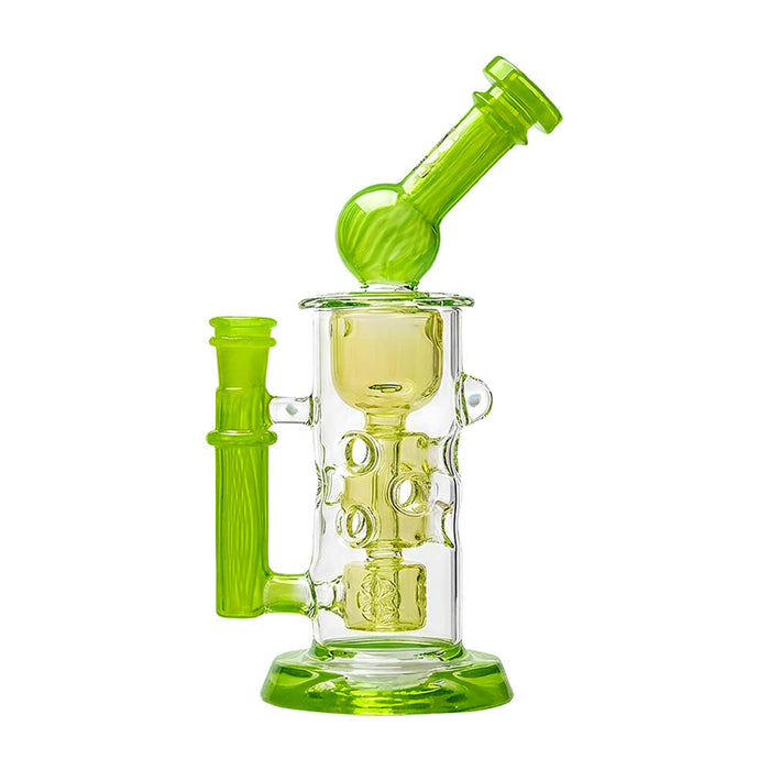 Calibear Seed Of Life Swiss Incycler Dab Rig, Lime Candy