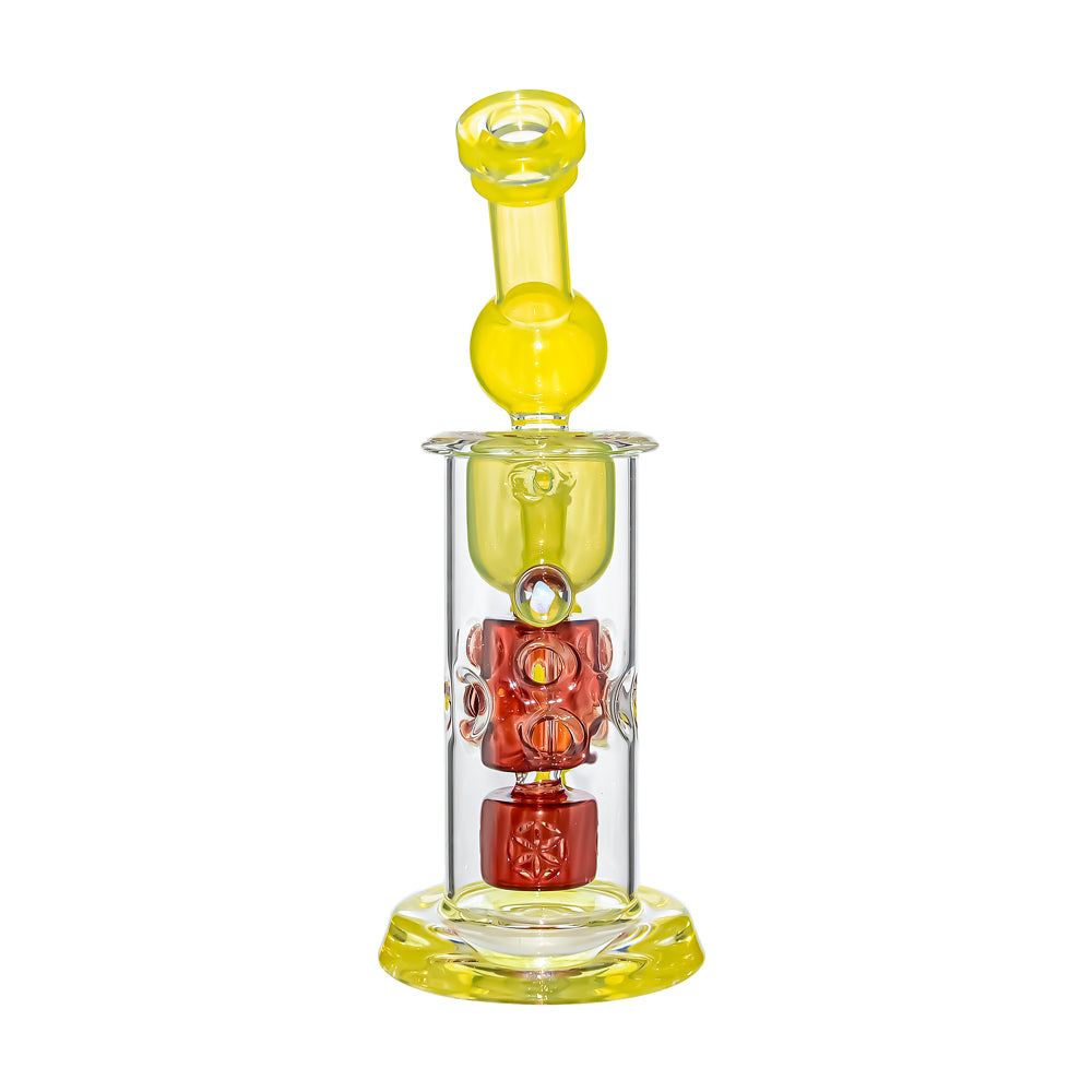 Calibear Seed Of Life Swiss Incycler Dab Rig - Discreet Smoker