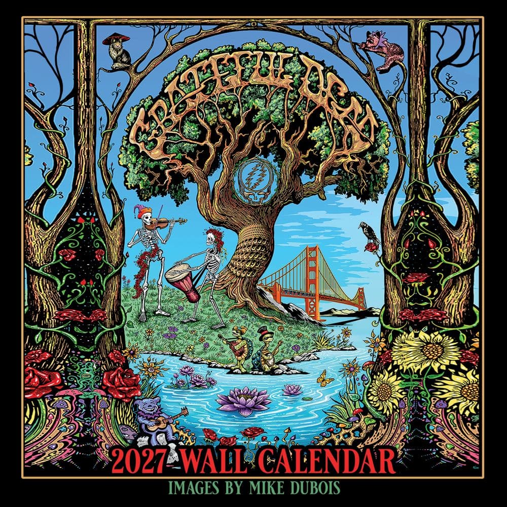 Grateful Dead 2027 Wall Calendar - 12" x 12"