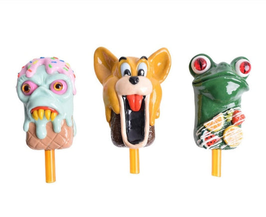 Character Ice-cream Clay Pipe - Discreet Smoker