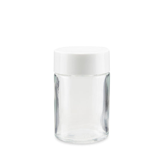 67mm Child Resistant Glass Joint Jar w/ Lid – 216ct Bulk - Discreet Smoker
