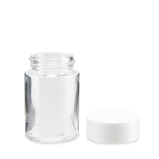 67mm Child Resistant Glass Joint Jar w/ Lid – 216ct Bulk - Discreet Smoker