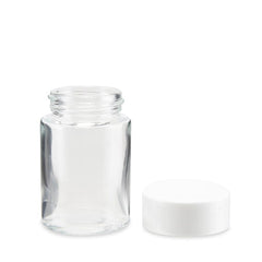 67mm Child Resistant Glass Joint Jar w/ Lid – 216ct Bulk - Discreet Smoker
