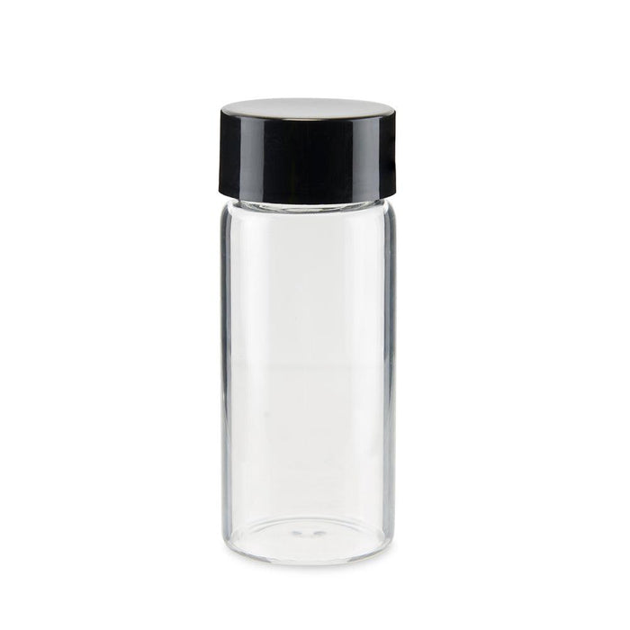 76mm Child Resistant Glass Joint Jar w/ Lid – 416ct Bulk, Black