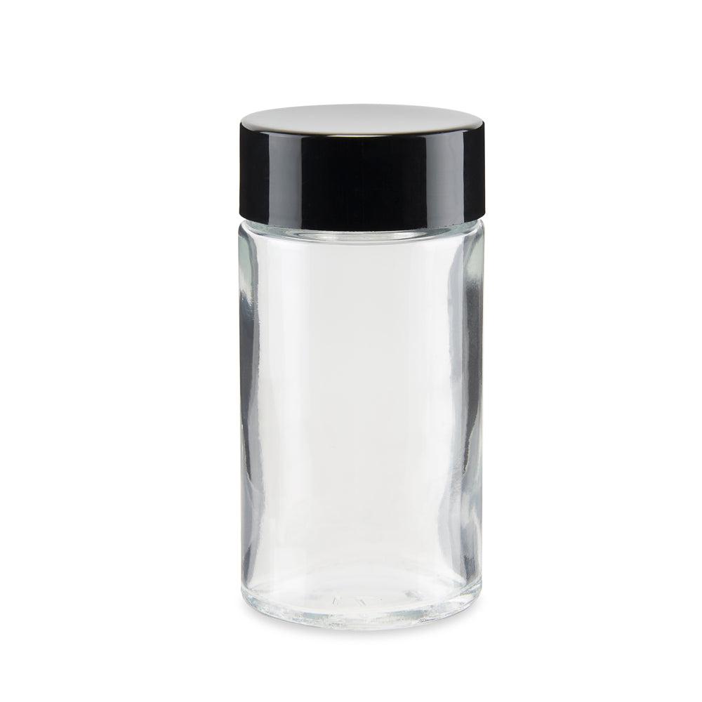 84mm Child Resistant Glass Joint Jar w/ Lid – 180ct Bulk - Discreet Smoker