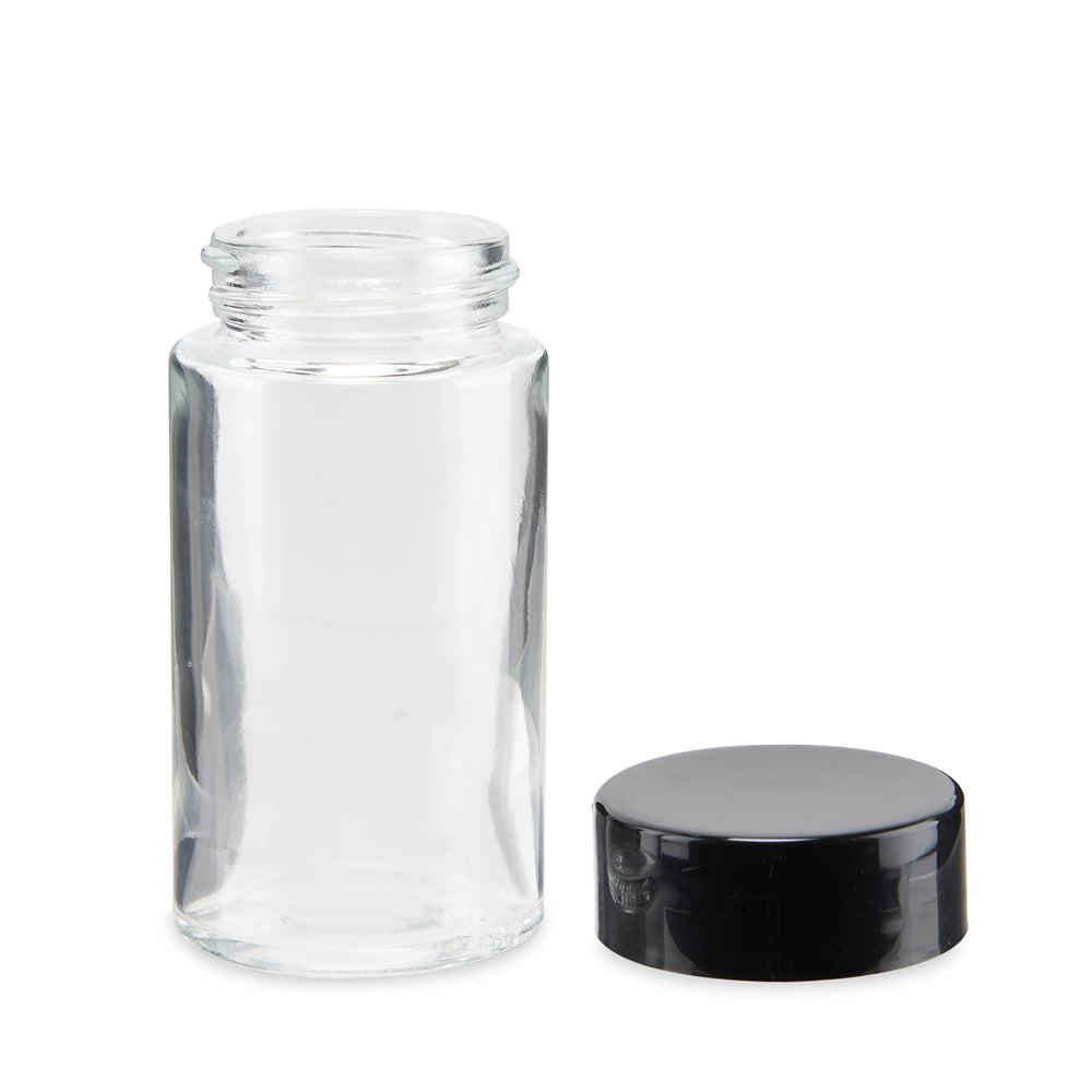 84mm Child Resistant Glass Joint Jar w/ Lid – 180ct Bulk - Discreet Smoker