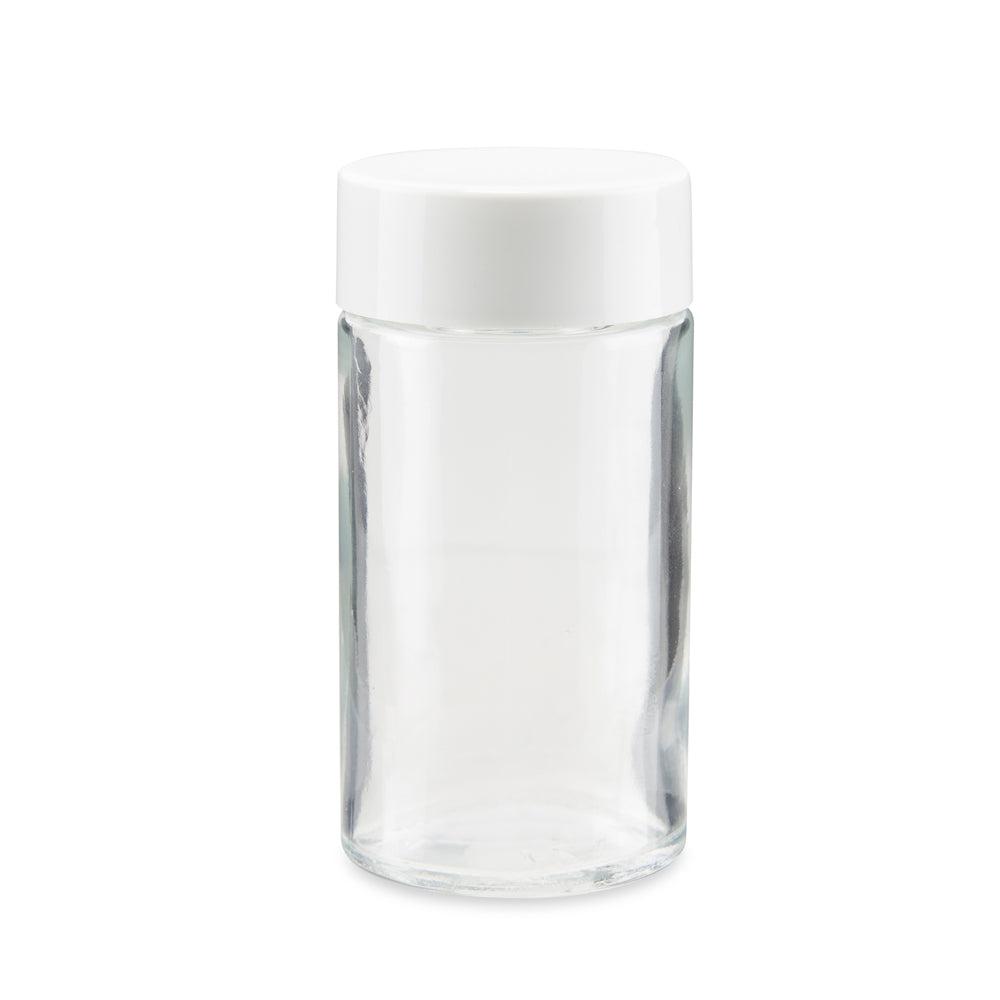 84mm Child Resistant Glass Joint Jar w/ Lid – 180ct Bulk - Discreet Smoker