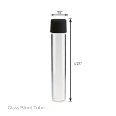 Loud Lock Glass Joint Tube Bulk 500ct – Clear - Discreet Smoker