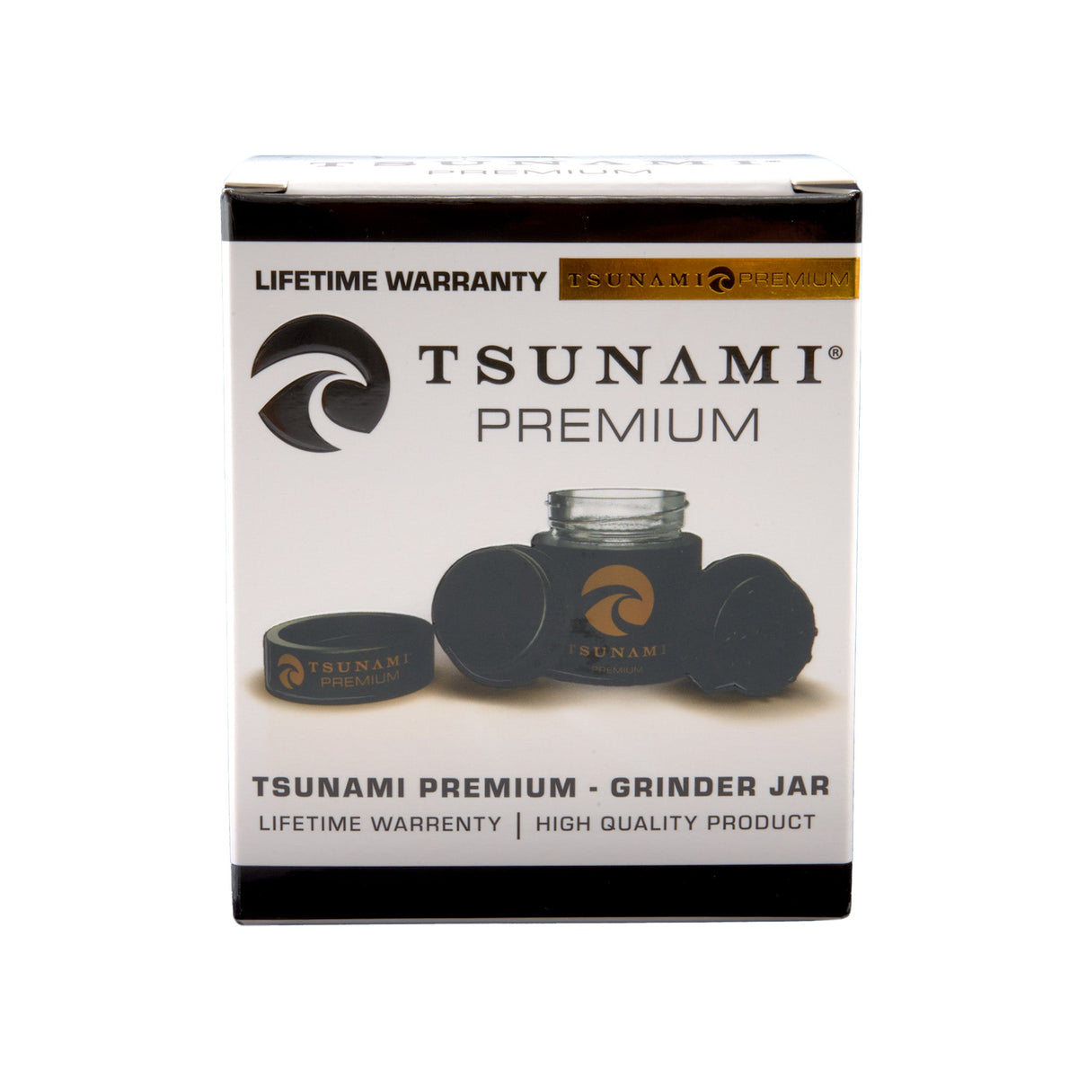 Tsunami Premium Grinder Jar - Discreet Smoker