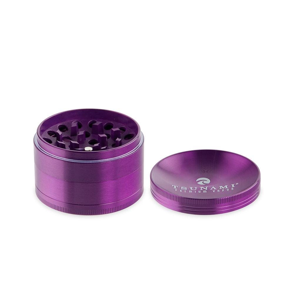 Tsunami Grinder - 63mm - Purple - Discreet Smoker