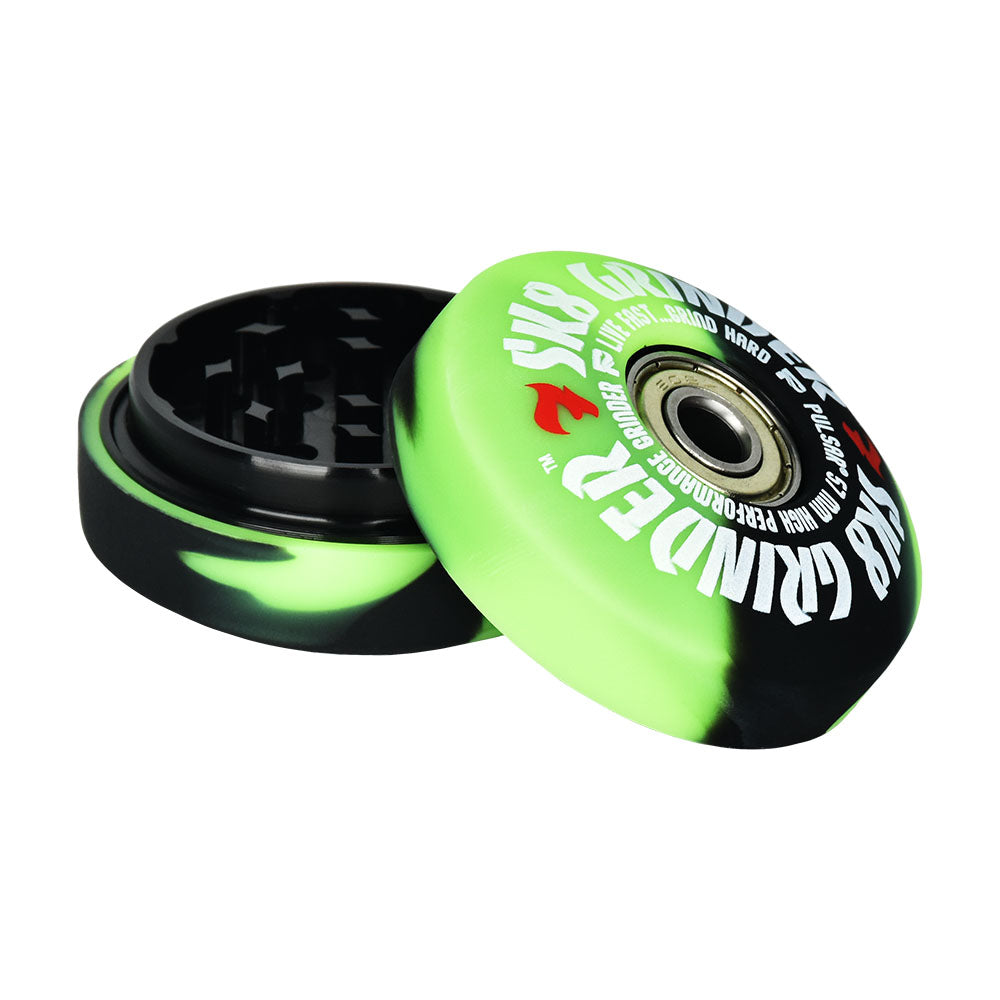 Pulsar SK8 Grinder | 3pc | 2.2"| Swirl Colors - Discreet Smoker