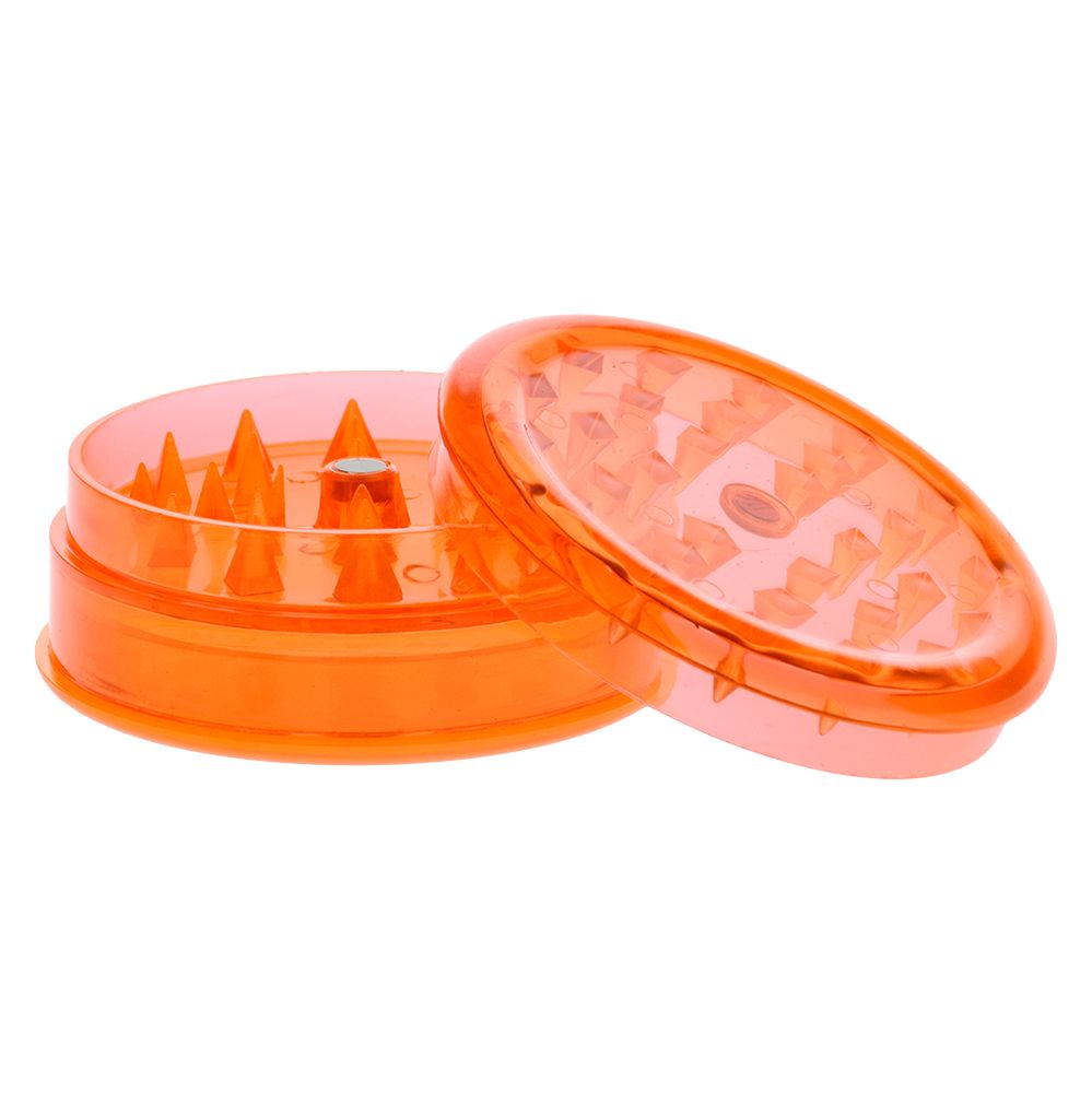 Grind-and-Store Acrylic Grinder | 3pc | 2.2" - Discreet Smoker
