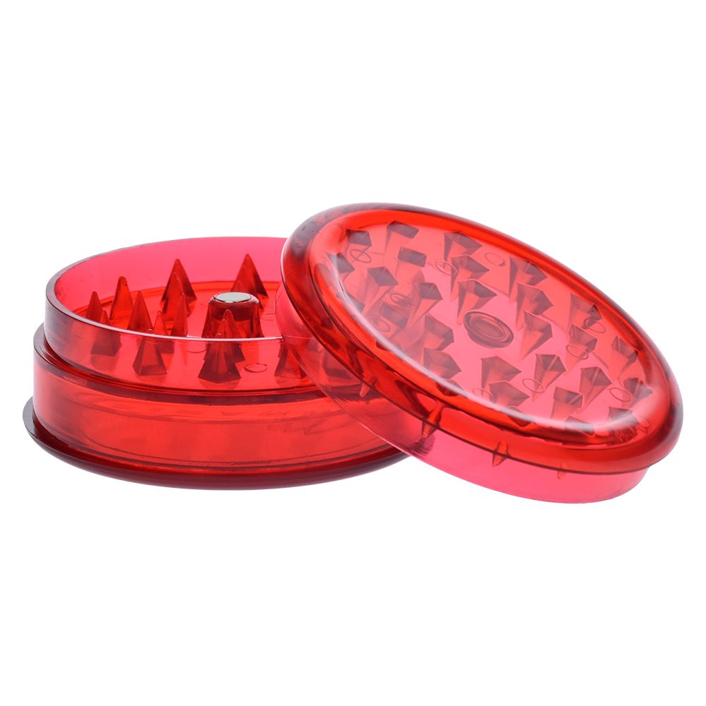 Grind-and-Store Acrylic Grinder | 3pc | 2.2" - Discreet Smoker