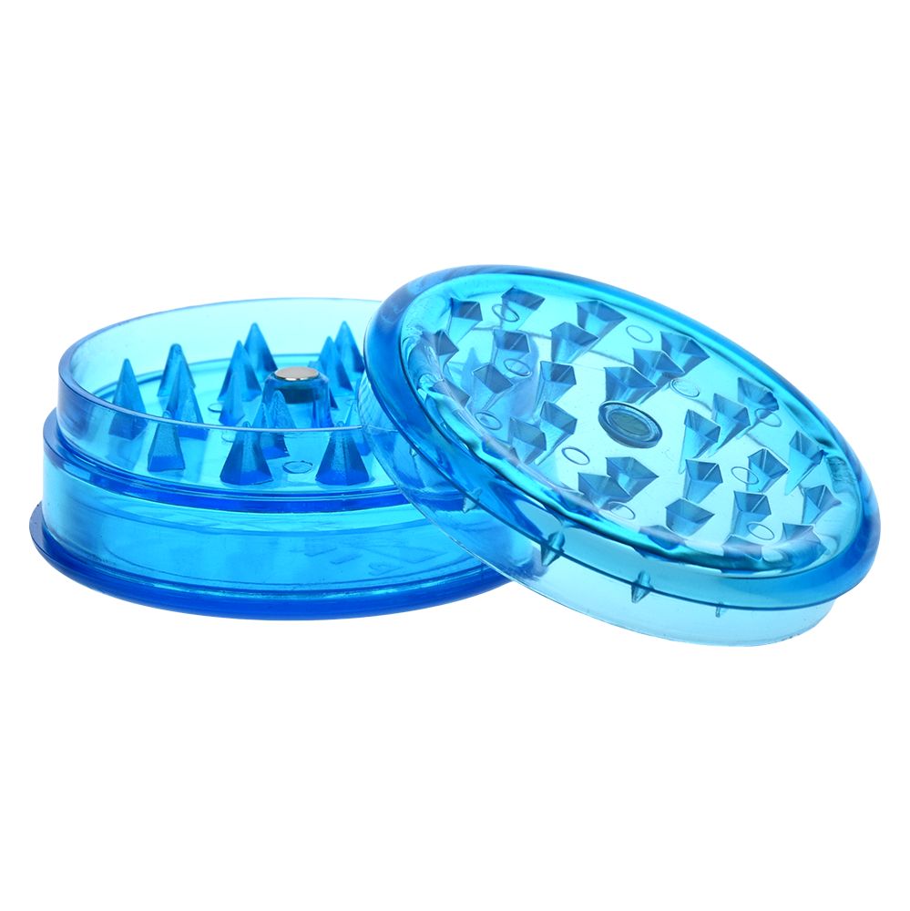 Grind-and-Store Acrylic Grinder | 3pc | 2.2" - Discreet Smoker