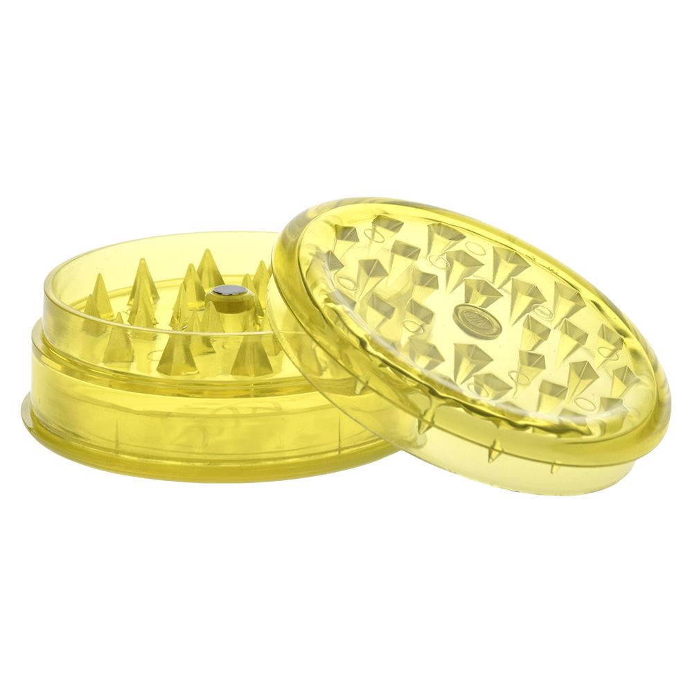 Grind-and-Store Acrylic Grinder | 3pc | 2.2" - Discreet Smoker