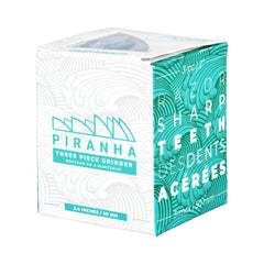 Piranha Grind-and-Store Aluminum Grinder | 3pc | 2" - Discreet Smoker