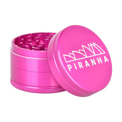Piranha Grind-and-Store Aluminum Grinder | 3pc | 2.5" - Discreet Smoker
