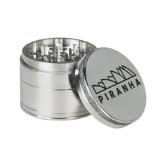 Piranha Pollinator Aluminum Grinder | 4pc | 2.2" - Discreet Smoker