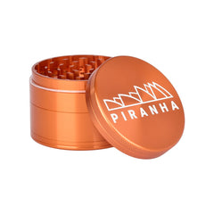 Piranha Pollinator Aluminum Grinder | 4pc | 2.5" - Discreet Smoker