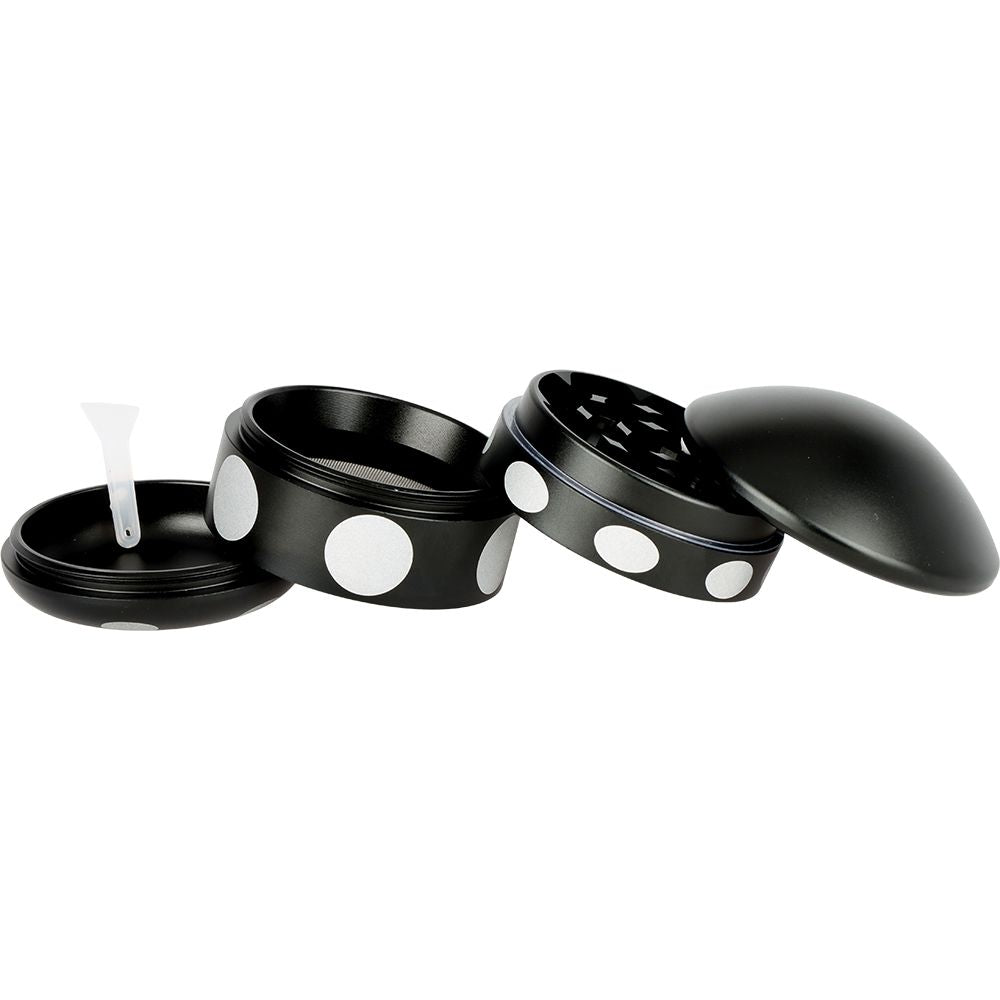 Mushroom Aluminum Grinder - 4pc / 1.8" / Colors Vary - Discreet Smoker