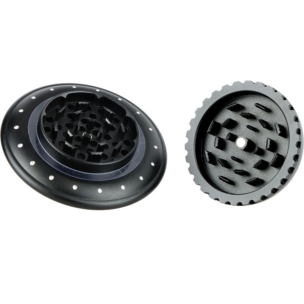 UFO Aluminum Grinder - 3pc / 1.8" / Colors Vary - Discreet Smoker