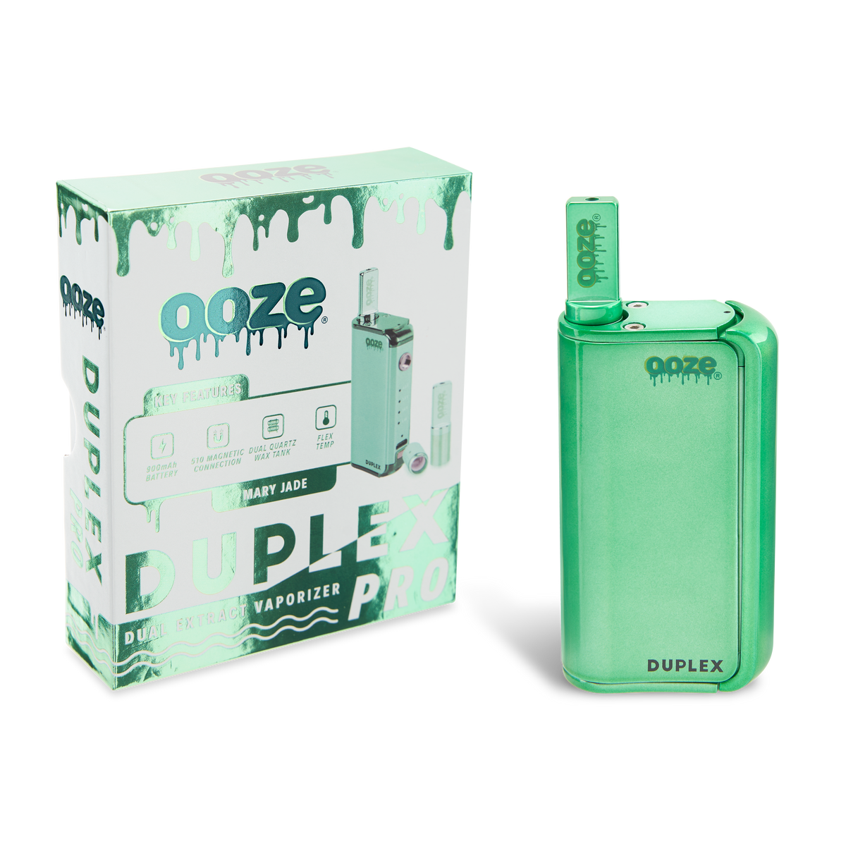 Ooze Duplex Pro – 900 mAh – Cartridge & Wax Vaporizer - Discreet Smoker